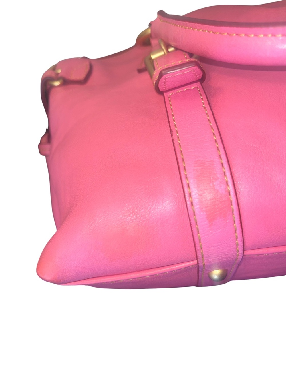 Dooney & Bourke Florentine Pink Leather Satchel - Picture 9 of 17